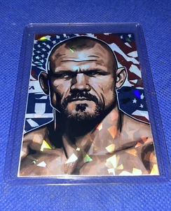 Chuck Liddell Custom UFC Holo Refractor Prizm MMA Art Card Legend The Iceman - Picture 1 of 4