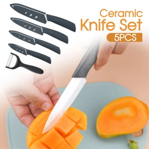 5pc Ceramic Knife Set with Peeler – Precision and Durability for Your Kitchen - Picture 1 of 11
