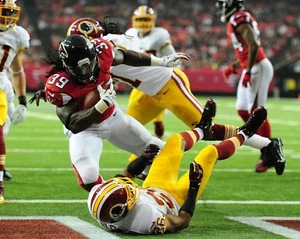 STEVEN JACKSON 8X10 PHOTO ATLANTA FALCONS NFL FOOTBALL PICTURE VS REDSKINS - Picture 1 of 1