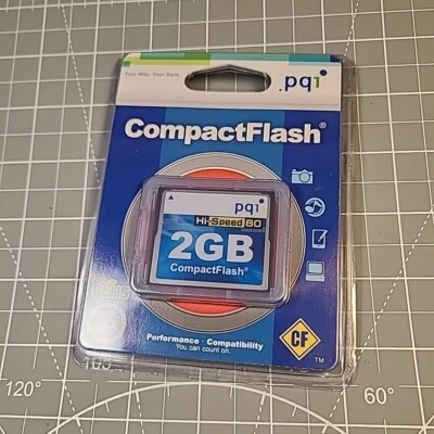 Brand New PQ1 2GB Hi-speed CF Compact Flash Card - Image 1 of 2