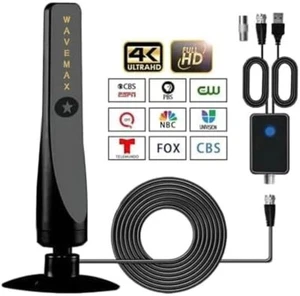 Wave Max TV-Antenne 2024, Wave Max TV-Antennensignalverstärker, Abdeckung bis 500 - Bild 1 von 6
