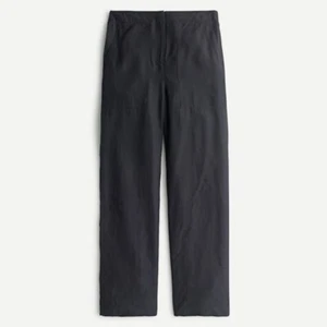 J.Crew Straight-Leg Pants With Surplus Pockets Black Sz 6 - Picture 1 of 7