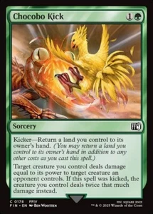 MTG Magic FIN Final Fantasy - 1x EN NM 0178 C Chocobo Kick - Picture 1 of 1