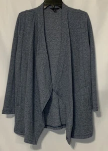 Banana Republic Womens Size S Sweater Cardigan Blue Pocket Open Front - Picture 1 of 3