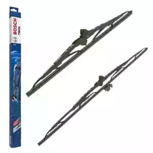 Front Wiper Blades For Nissan Elgrand E51 2002-2010 Bosch 2 Piece Set - Picture 1 of 3