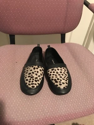 EUC Newbark леопард черный мокасины 7 - Изображение 1 из 4