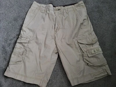 Pantalones cortos de algodón plisados beige para hombre DOCKERS caquis talla 40 Foto 1 de 3