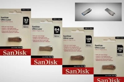 Sandisk Ultra Luxe USB 3.1 Stick 32GB 64GB 128GB 256GB USB 3.2 Gen. 1 USB Stick