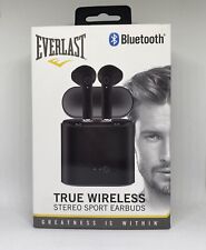 Everlast True Wireless Stereo Sport Earbuds Black NEW!