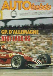 HEBDO AUTO Nr.74 04.08.1977 GP DEUTSCHLAND Gr5 HOCKENHEIM 24H SPA - Bild 1 von 1