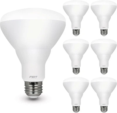 BR30 LED Light Bulbs, 100W Equivalent, Dimmable, E26 Standard Base, 80 CRI, 1400 - Image 1 of 4