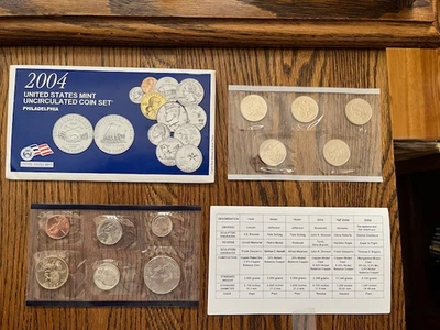 2004 U.S. Mint Uncirculated Set w/10 State Quarters - Ready for Your Collection - Image 1 of 4