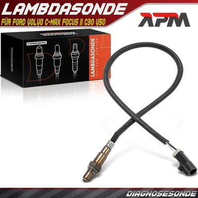 Sonda Lambda Sonda Diagnostica dopo Kat per Ford Focus Da Dx Volvo C30 S40 V50 - Immagine 1 di 4