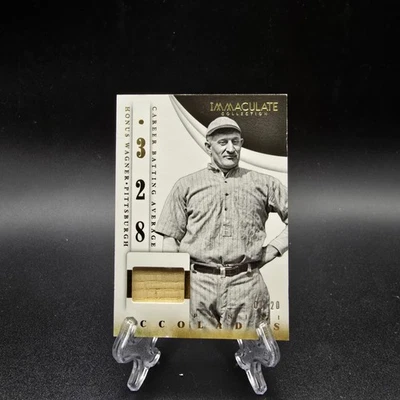 /20 2014 Panini Immaculate Accolades Honus Wagner Game Used Bat - Image 1 of 4