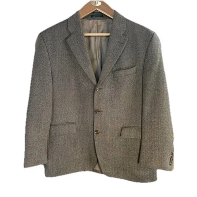 Blazer Chaqueta Deportiva Abrigo Lauren Ralph Lauren Hombre 42S Marrón Lana Espiga Foto 1 de 4