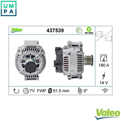 ALTERNATOR 437539 FOR JEEP GRAND/CHEROKEE/III/SUV COMMANDER  MERCEDES-BENZ - Image 1 of 4