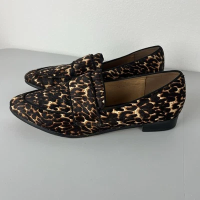 Галогенные женские мокасины Lucy 13 леопардовый принт одетые волосы обувь - Изображение 1 из 4