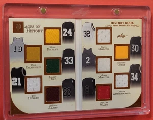 Stephen Curry JERSEY CARD #6/25 Kobe Bryant Lebron James Wilt Larry Bird GIANNIS - Picture 1 of 6