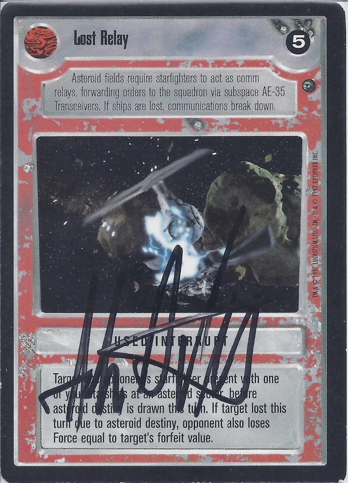 Star Wars CCG - John Dykstra (ILM Special Effects) - signed card - autograph BB - Bild 1 von 1