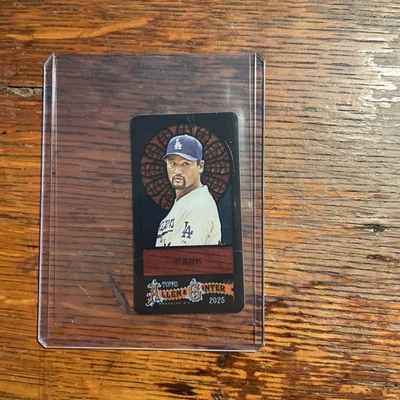 Mini vitral Chan Ho Park SSP Dodgers #12 Topps Allen & Ginter 2025 Foto 1 de 2