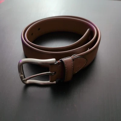 CINTURÓN DOCKERS HOMBRE MARRÓN CUERO VEGANO TALLA PEQUEÑA 30-32 Foto 1 de 4