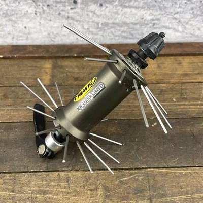 Buje delantero Mavic Crossland radios aleación liberación rápida MTB bicicleta de montaña Cross Land Foto 1 de 4