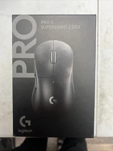 New Logitech G PRO X Superlight 2 DEX Lightspeed Wireless Gaming Mouse (Black) - Picture 1 of 3