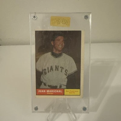 Tarjeta de béisbol original 1961 Juan Marichal Topps No. RC San Giants Rookie 417 Foto 1 de 4