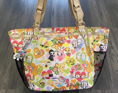 tokidoki x Lesportsac Buon Viaggio L'amore LOVE tote bag Valentine - Image 1 of 4