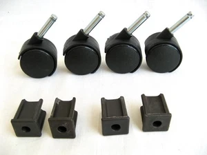 4 ruedas carro anfitriona 40 cms ruedas dobles giratorias con o sin enchufes - Imagen 1 de 3
