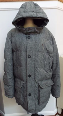 Tommy Hilfiger Men's Arctic Cloth Heavyweight Gray Winter Parka Coat Size XXL - Image 1 of 4