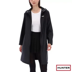 Impermeable Hunter Bay para mujer PU impermeable a prueba de viento negro mediano - Imagen 1 de 6