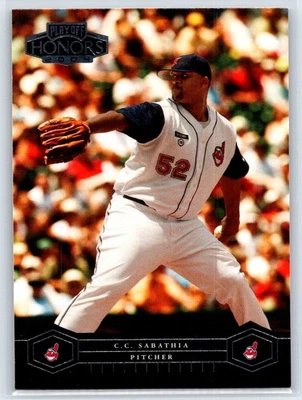Playoff Honors C.C. 2004 Sabathia Cleveland Indians #65 Foto 1 de 2