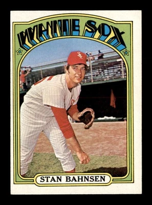 1972 Topps #662 Stan Bahnsen   EXMT/EXMT+ X3374441 - Image 1 of 3