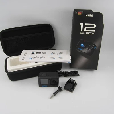 GoPro HERO 12 Black Action Camera CHDSB-121-CN + 64GB Extreme Micro SDXC - Image 1 of 4