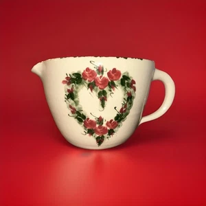 Pitcher Green Sponge Print/Floral Heart Grandma/grandma Core Mother’s Day Gift - Picture 1 of 8