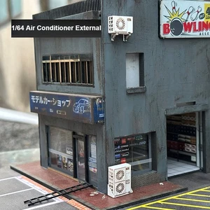 Diorama 1/64 Air Conditioner Model City Car Garage Workshops Scene Display Model - Picture 1 of 10