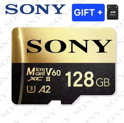 Micro SD Scheda di Memoria ad  Alta Velocità 128GB 🎁 + Adattatore - Immagine 1 di 3