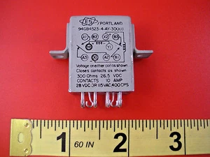 ES Portland 94GB4523-4-AY-300(1) Relay 26.5vdc 300 Ohm 10a Hermetically Sealed - Picture 1 of 3