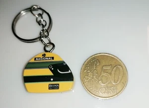 Schlüsselanhänger aus individuell geformtem Resin, F1 A. Senna Helm - Bild 1 von 1