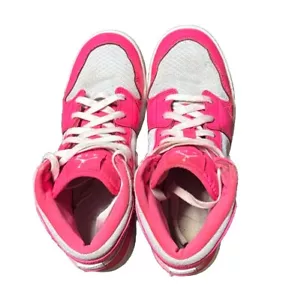 Jordans Nike Air Jordans Pink White US7Y Girls Youth Shoes Sneakers - Picture 1 of 9