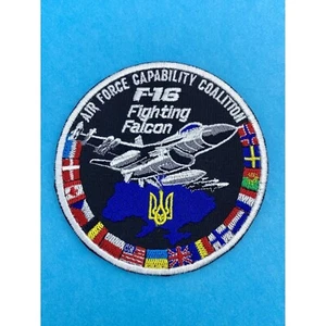 F-16 Air Force Capability Coalition Patch Army Patch - Picture 1 of 3