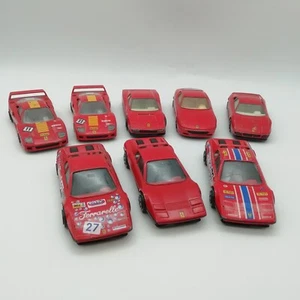 Burago 1/43 Lot de 8 Ferrari avec manques de peinture - Imagen 1 de 1