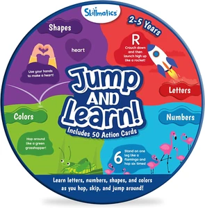 Skillmatics Flash Cards for Toddlers Jump & Learn Letters Numbers Shapes Colors - Picture 1 of 12
