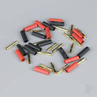 2mm Gold Connector Pairs including Heat Shrink (10 pcs) RDNAC010087