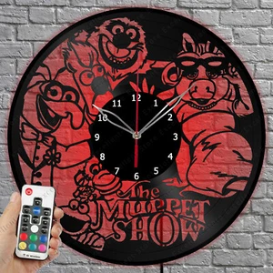 LED Vinyl Clock The Muppet Show Light Vinyl Record Wall Clock Home Decor 1358 - Picture 1 of 11