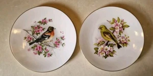 Pair Of Royal Worcester Fine Bone China Bird Plates - Picture 1 of 13