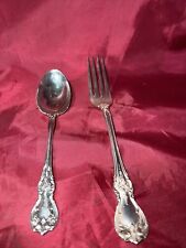 Towle Sterling Silver Old Master Dinner Fork & Spoon No Monogram