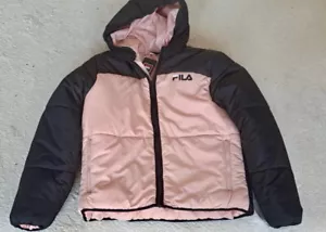 FILA Kimberly Ladies Puffer Jacket w. hood Size L (pit - pit 22") - SALE PRICE - Picture 1 of 10