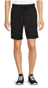 Athletic Works Mens and Big Mens Active Mesh Shorts 9 Inseam Black Size 3XL - Picture 1 of 1
